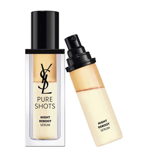 ysl pure shots serum|ysl night reboot serum review.